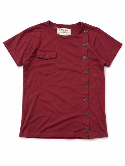 The Navy Tee (Red)