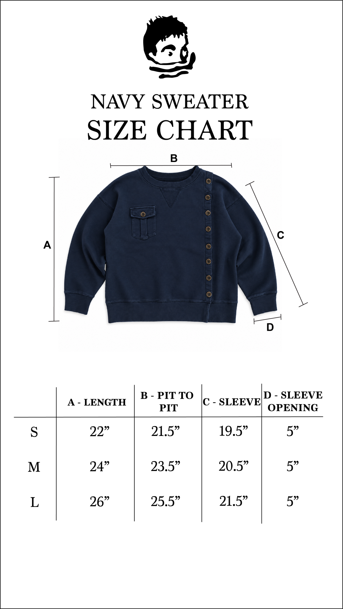 The Navy Sweater